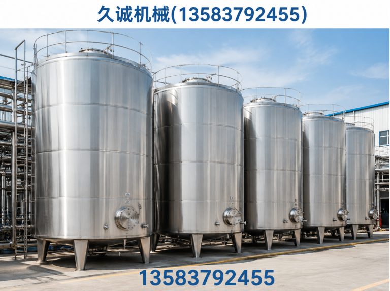 汶上县食品级不锈钢罐展示图